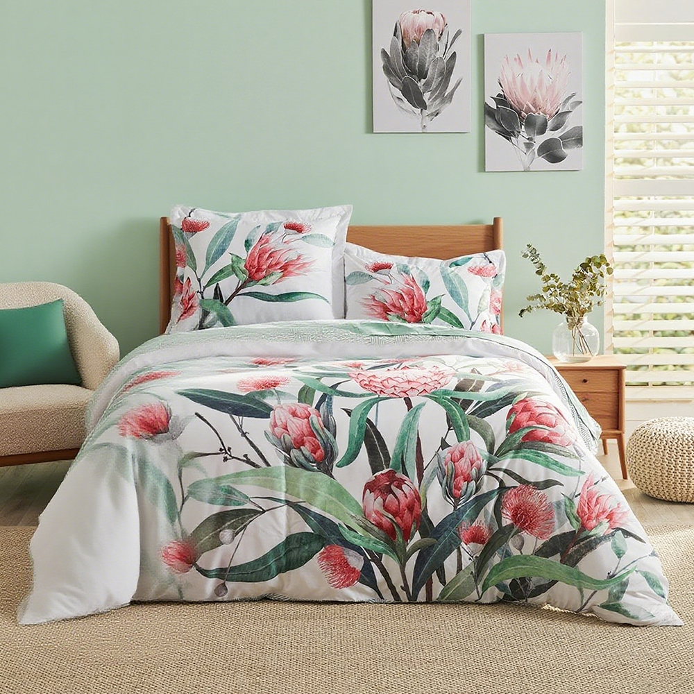 Monica Floralis Botanical Printed duvet cover set