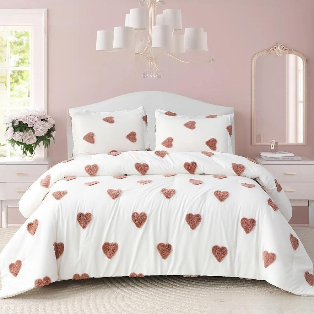 Talulah Cordis Tufted Chenille Embroidery Duvet Cover Quilt Cover Set stramentorum