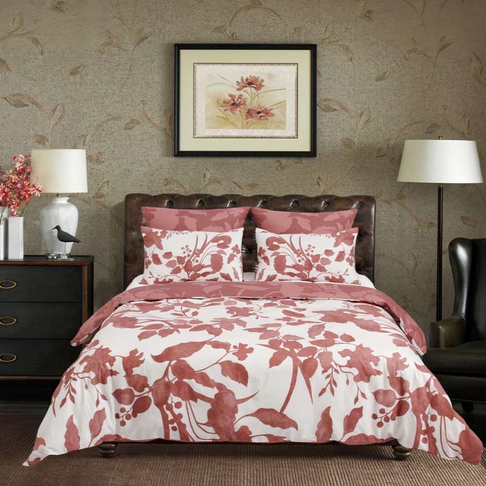 Atlas Watercolor Botanical Modern floral Duvet Cover Quilt Cover Set Bedding Set