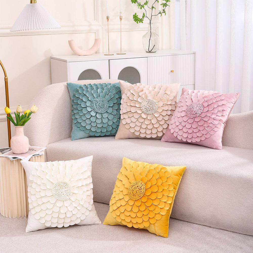 Handcrafted 3D pulvinar floris pulvinar deco